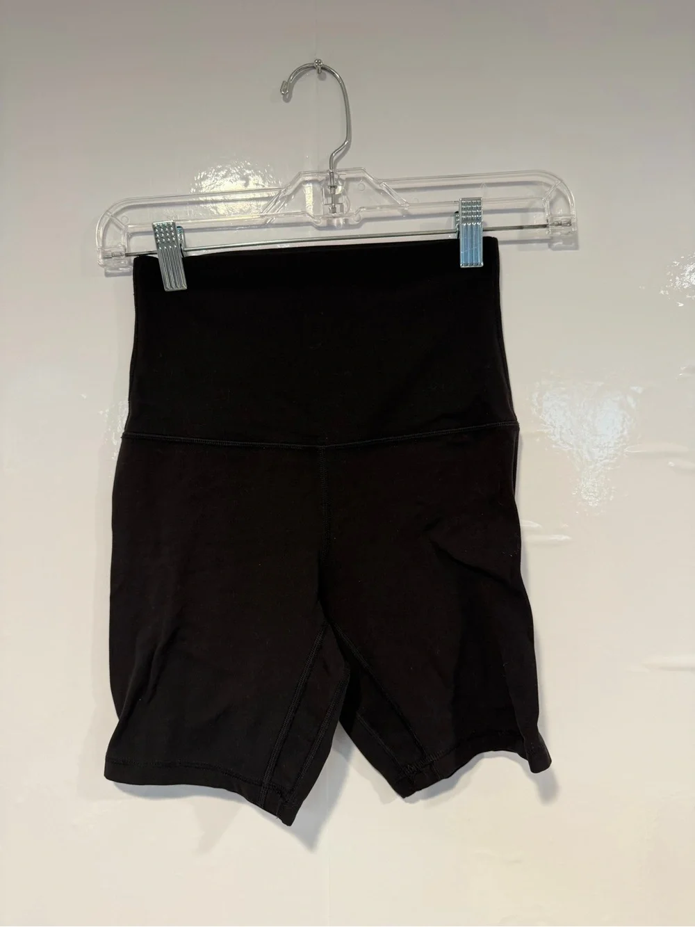 Black‎ high waist Lululemon align Bike Shorts